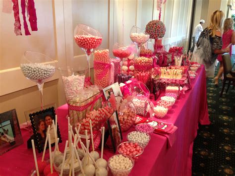 Hello Kitty Bridal Shower Candy Bar Dessert Buffet Candy Buffet Candy