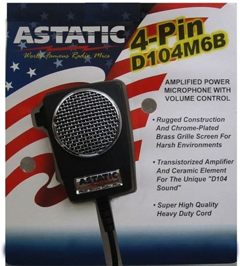 Astatic D104 M6b Micro Mobile