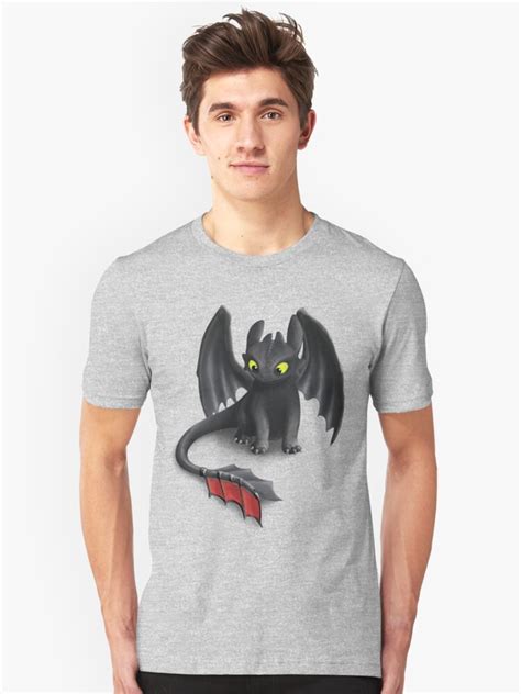 Toothless Night Fury Inspired Dragon T Shirts And Hoodies By Art