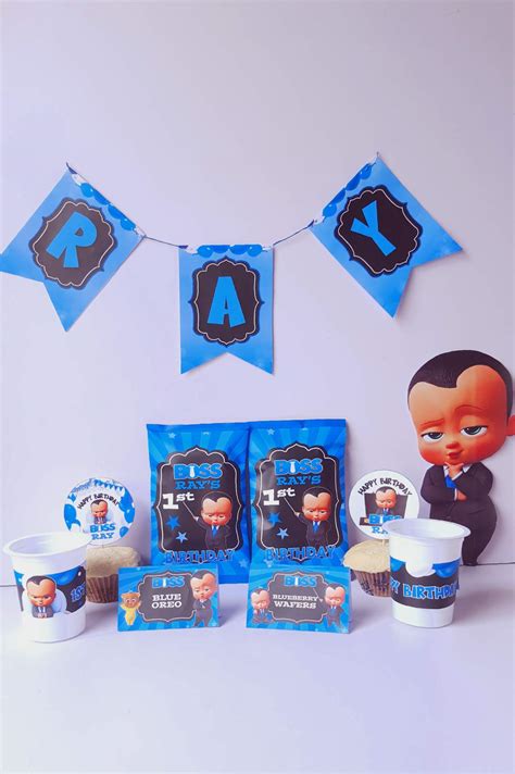 Boss Baby Birthday Party Ideas Photo 4 Of 9 Catch My Party