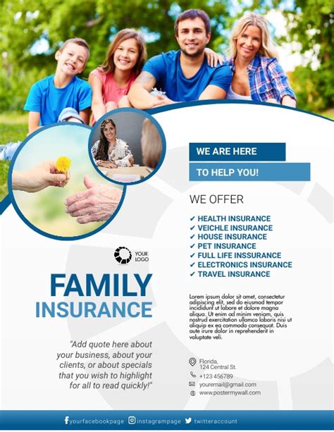 Insurance Companies Flyer Template Postermywall Life Insurance