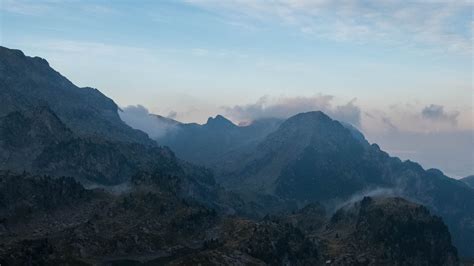 Download Wallpaper 1920x1080 Mountains River Valley Clouds Grass