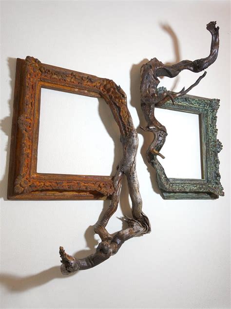 Tangled Tree Branches Combined With Ornate Picture Frames By Darryl Cox
