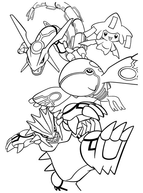 Some of the coloring page names are primal groudon coloring at, zerahora pokemon coloring. Pokemon Coloring Pages Groudon and Kyogre - BubaKids.com
