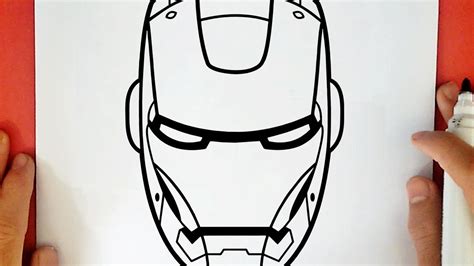 How To Draw Iron Man Youtube
