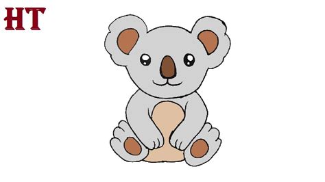 Koala Drawing Easy For Beginners How To Draw A Koala Bear Step By