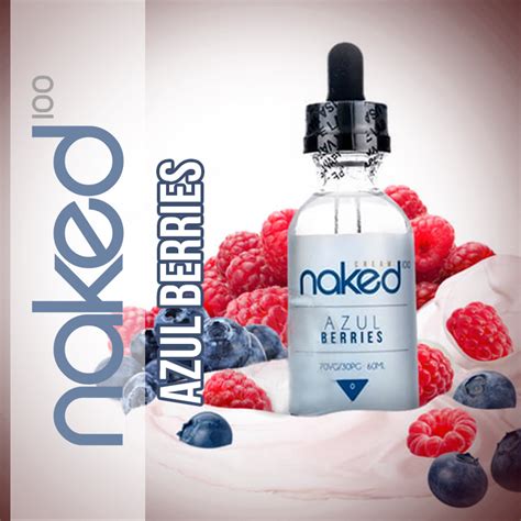 líquido azul berries cream naked 100 elite smoke