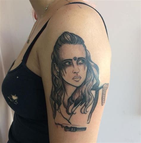 Lexa Tattoo By Ca Fox The 100 Alycia Debnam Carey Heda Lexa Kom Trikru