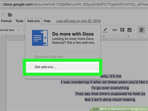 In google docs, it's easy to create lists and tables. 3 Easy Ways to Alphabetize in Google Docs (with Pictures)