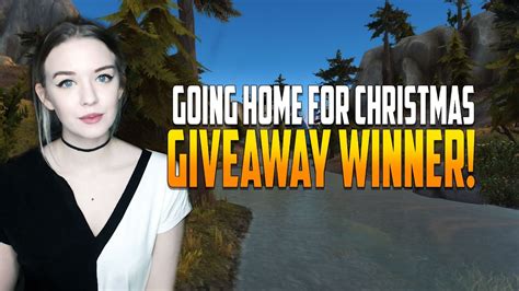 Going Home For Christmas Giveaway Winner Youtube