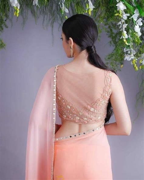 Fancy Saree Blouse Back Neck Designs For Indian Women In 2020 Net
