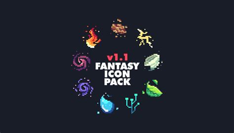 Fantasy Icon Pack Gamedev Market