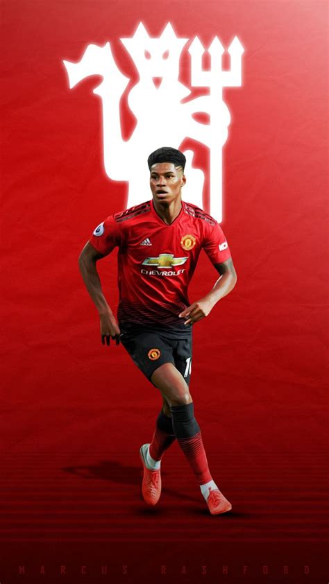 Follow the vibe and change your wallpaper every day! Marcus Rashford | Manchester United | Manchester united ...