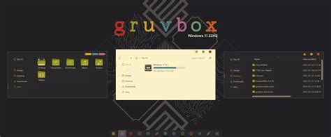 Theme Gruvbox For Windows 11 Download On