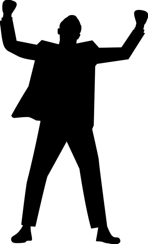 Free Image On Pixabay Silhouette Businessman Arms Suit