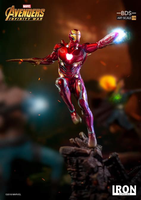 Marvel Avengers Infinity War Iron Man Mark L Mark 50 Bds Scale 1