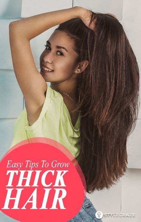 How To Grow Thick Hair 10 Easy Tipsbefore Your Dull And Thinning