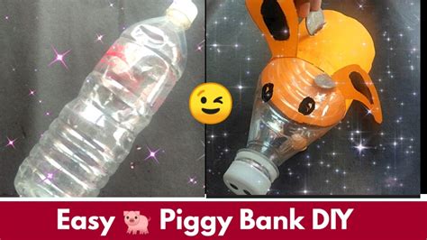 🤩how To Make Diy Piggy Bank🐖 With Reused Plastic Bottlebest Out Of