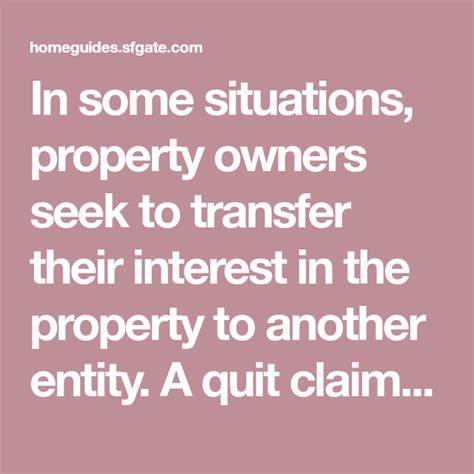 The quitclaim deed is a legal document (deed) used to transfer interest in real estate from one person or entity (grantor) to another (grantee). What Is a Quit Claim Deed & Can It Be Withdrawn? | Quitclaim deed, The deed, Need to know