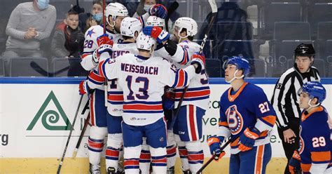 Peterka Lifts Amerks To Overtime Win In Bridgeport Rochester Americans