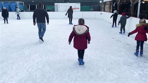 Ice Skating At The Winter Wonderland Youtube