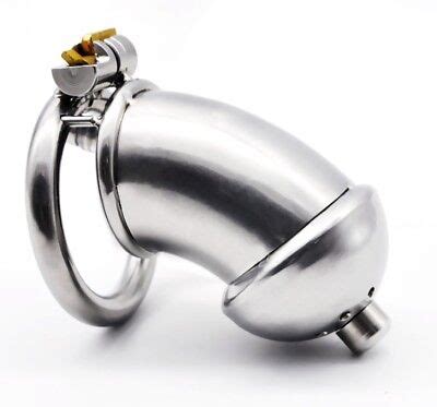 Male Chastity Penis Restraint Stainless Steel Cage Cbt Cuckold Cathe