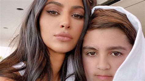 Kim Kardashians Nephew Mason Disick Towers Over Her In New Photo