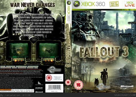 Fallout 3 Xbox 360 Box Art Cover By I Am What I Am