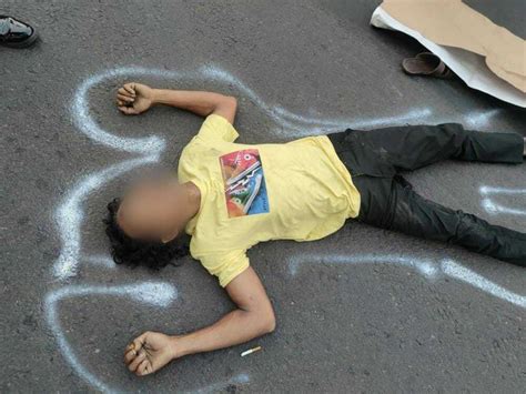 Niat Bunuh Diri Pria Tanpa Identitas Di Surabaya Tabrakkan Tubuh Ke Truk Kontainer Hingga Tewas