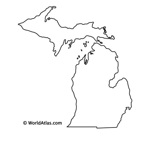 Printable Michigan Outline Printable Word Searches