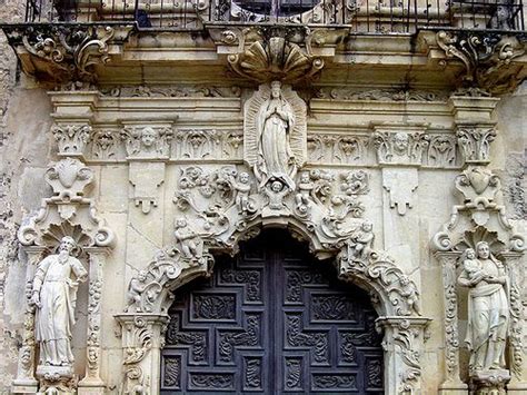 Churrigueresque Spanish Baroque Style Of Architecture In