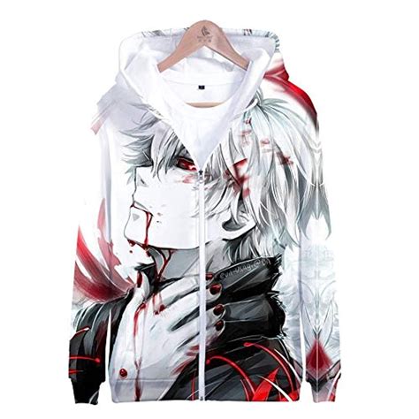 Anime Tokyo Ghoul Hoodie Kaneki Ken Hoody Sweatshirt Anime Hoodie Shop