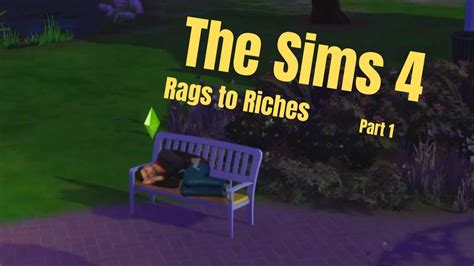 The Sims 4 Rags To Riches Part 1 Youtube