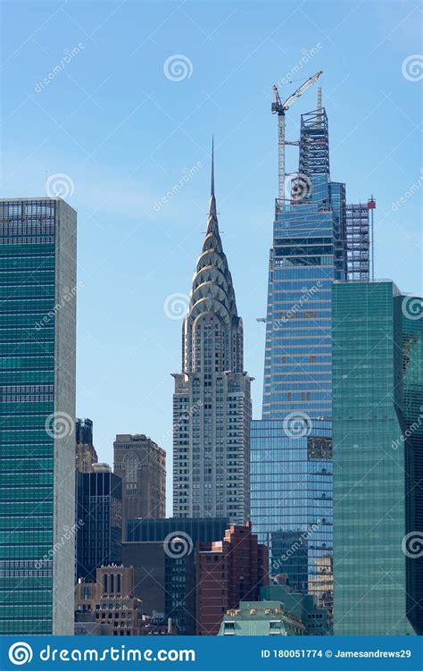 The Chrysler Building In The Midtown Manhattan Skyline Editorial Stock
