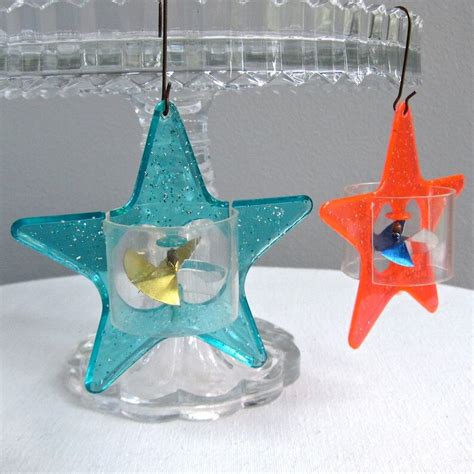 Vintage Star Spinner Christmas Ornaments 1950s Mid Century Etsy