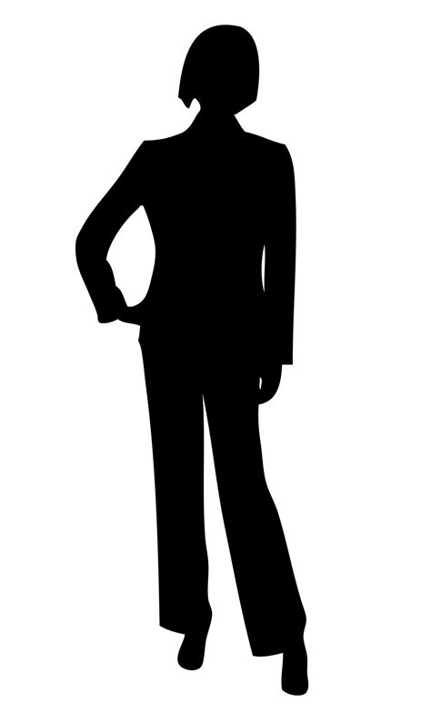 Business Woman Silhouette Clipart Free Stock Photo Public Domain Pictures