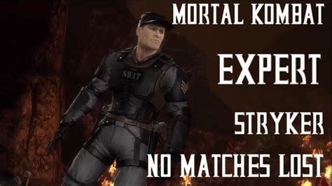 Mortal Kombat 2011 Stryker Expert No Matches Lost Commentary
