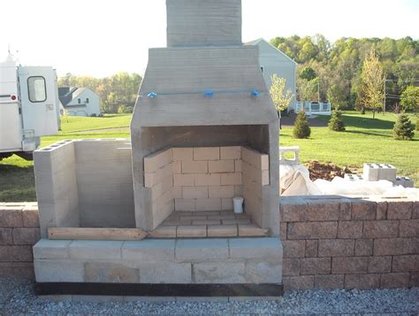 Ideas For Build Cinder Block Outdoor Fireplace — Rickyhil