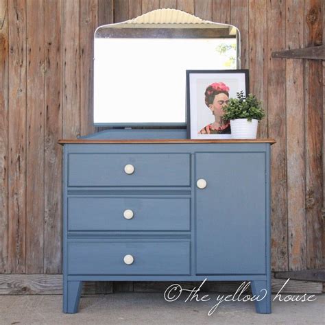 Art Deco Dresser Painted With Fusion Mineral Paint Homestead Blue