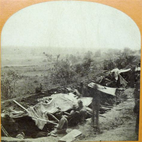 Civil War Soldiers In The Trenches From A Stereoview Calle Flickr