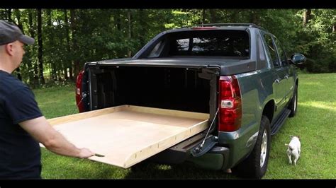 The Simplest Diy Truck Bed Slide For Chevy Avalanche Youtube Diy
