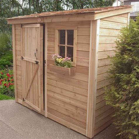 Spacesaver 9 Ft W X 5 Ft D Wood Lean To Shed Wayfair