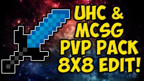 Minecraft Pvp Texture Pack Default Uhc And Mcsg 8x8 Pvp Edit No Lag