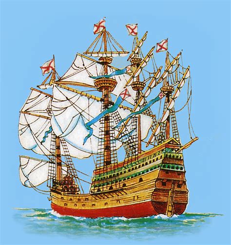Spanish Galleon Ship Painting