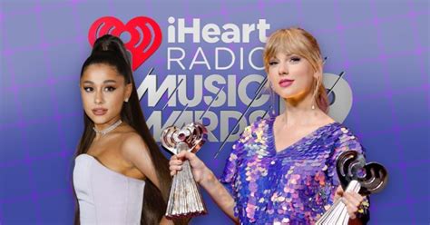 Taylor Swift And Ariana Grande Win Double At Iheart Radio Awards