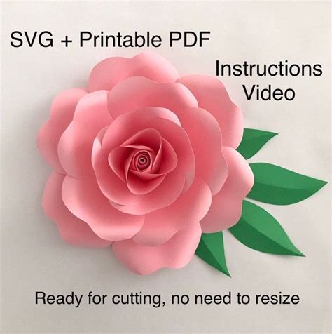 Or you can also use this free petal ppt template to … Large Paper Rose Template, Giant Paper Rose Printable ...