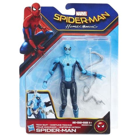 Marvel Spider Man Homecoming Blue Tech Suit 6 Hasbro Action Figure Age