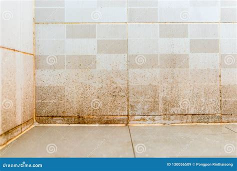 Dirty On Ceramic Wall In Bathroom Stock Image Image Of Toilet