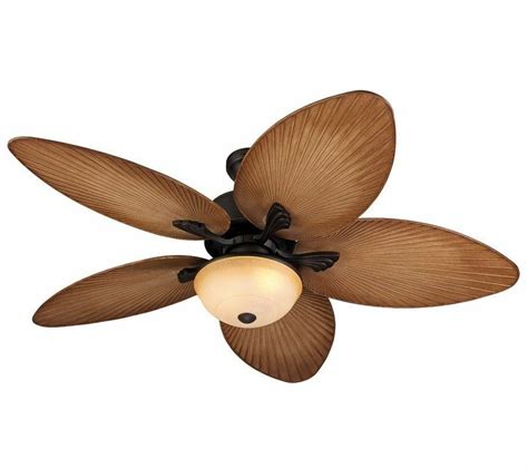 Indoor ceiling fans cannot be used outside, but outdoor fans can be used inside. Damp Outdoor 52" Palm Leaf Ceiling Fan, Remote Fancy ...