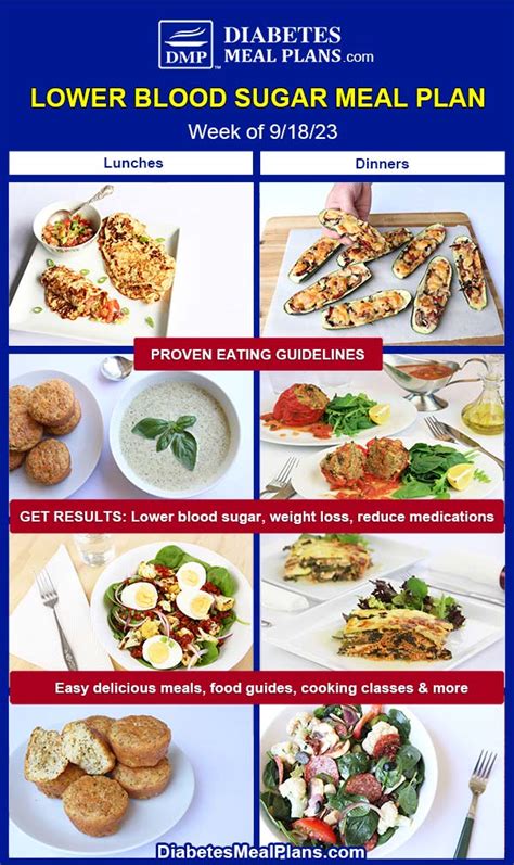 Diabetes Meal Plan Menu Week Of 91823